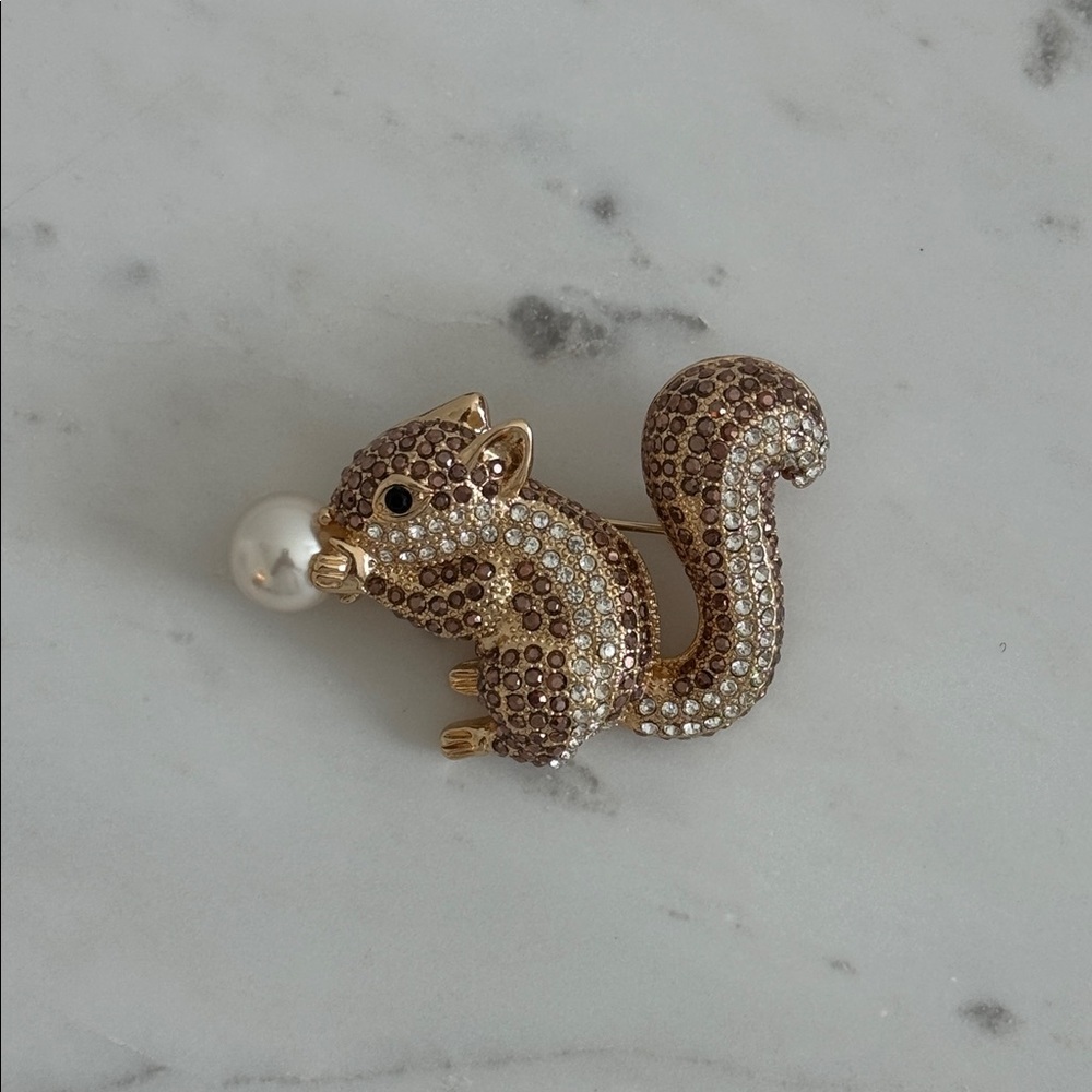 New! Napier Squirrel Brooch